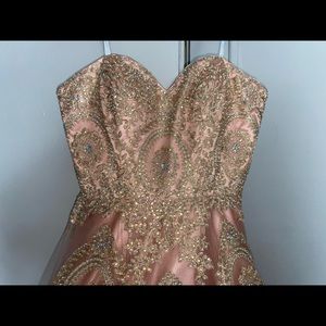 Camille la vie size 4 pink ballgown